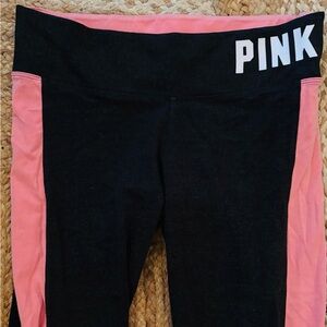 PINK Victoria's Secret Leggings in Black and Pink